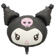 Куроми Kuromi чёрный голова матовый Шар с гелием