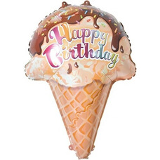 Рожок мороженое Happy Birthday Шар с гелием