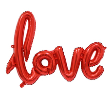 Love красный Шар с воздухом