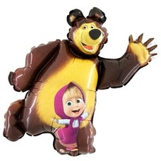 Маша и Медведь Шар с гелием