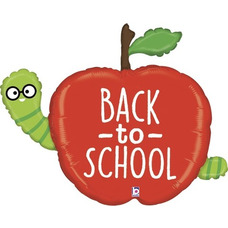 Яблоко знаний Back to school 1 сентября День Знаний Школа Шар с гелием