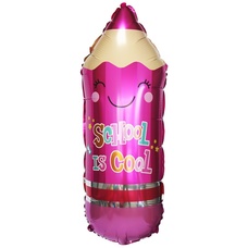 Карандаш розовый school is cool 1 сентября Шар с гелием