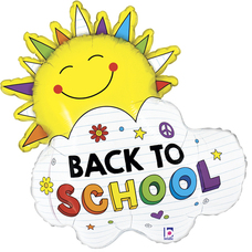 Солнце Облако Back to school 1 сентября День Знаний Школа Шар с гелием
