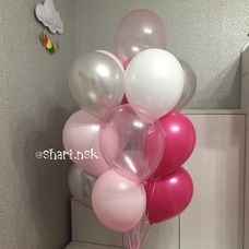 Фонтан из 15 шаров