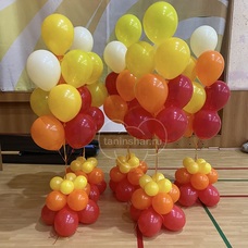 Сет фонтаны из обычных шаров
