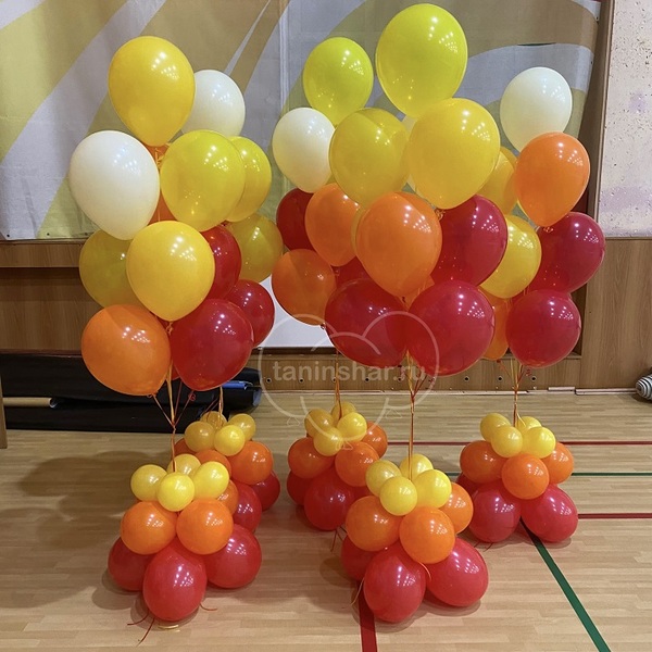 Сет фонтаны из обычных шаров