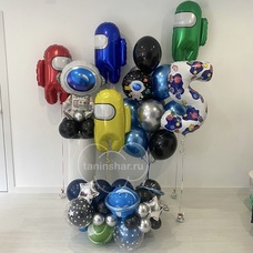 Сет космос амонгасики с цифрой