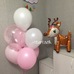 Сет шаров Новогодний фонтан с оленёнком 3д