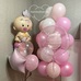 Сет шаров с именным бабл и малышкой