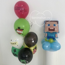 Сет ярких шаров игра майнк с человеком стивен