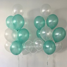 Сет белые мятные шары фонтаны