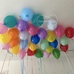 30 шаров разноцветные ассорти к потолку