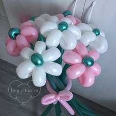 Букет ромашек из шаров