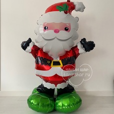 Санта на подушке Новогодний Шар с воздухом