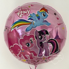Круг 18' розовый Пони My Little Pony Шар с гелием