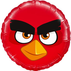 Круг 18' красный Angry Birds Шар с гелием