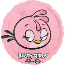Круг 18' розовый Angry Birds Шар с гелием