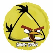 Круг 18' жёлтый Angry Birds Шар с гелием