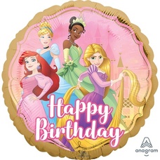 Круг 18' принцессы Дисней Happy Birthday Шар с гелием