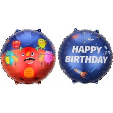 Круг 18' Монстрики Happy Birthday Шар с гелием