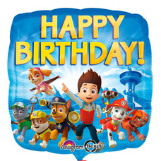 Квадрат 18' Щенячий патруль Happy Birthday Шар с гелием