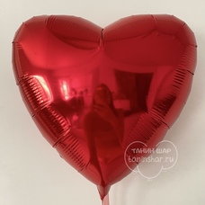 Сердце 18' красное Шар с гелием